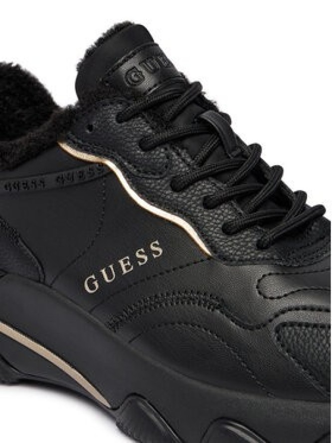 Guess Sneakersy FLFMI4 ELE12 Czarny