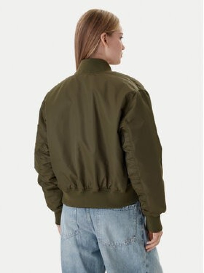 Tommy Jeans Kurtka bomber Essential DW0DW22046 Zielony Regular Fit