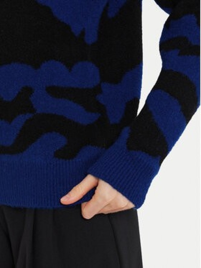 Morgan Sweter 242-MFELIX Niebieski Regular Fit