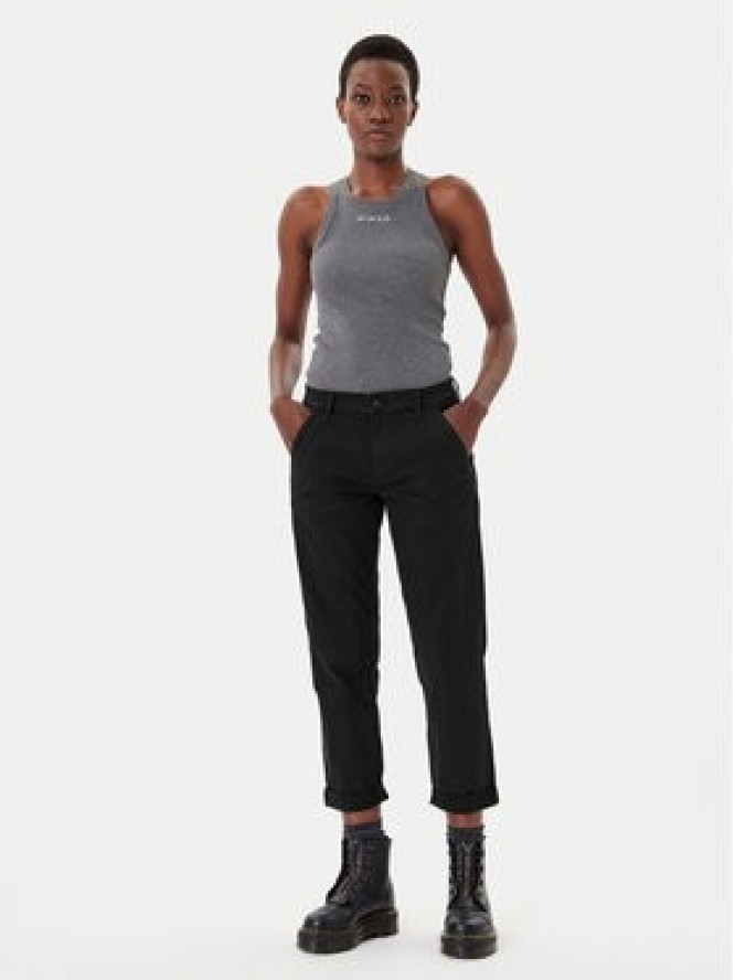 G-Star Raw Spodnie materiałowe Kate D25257-C106 Czarny Boyfriend Fit