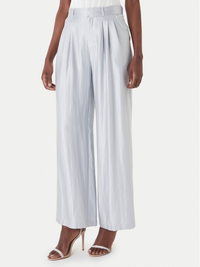 Eleh Spodnie materiałowe SS260403 Błękitny Relaxed Fit