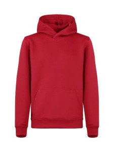 clique Miami Hoody Junior z bawełny i poliestru z recyklingu - Czerwony – Red