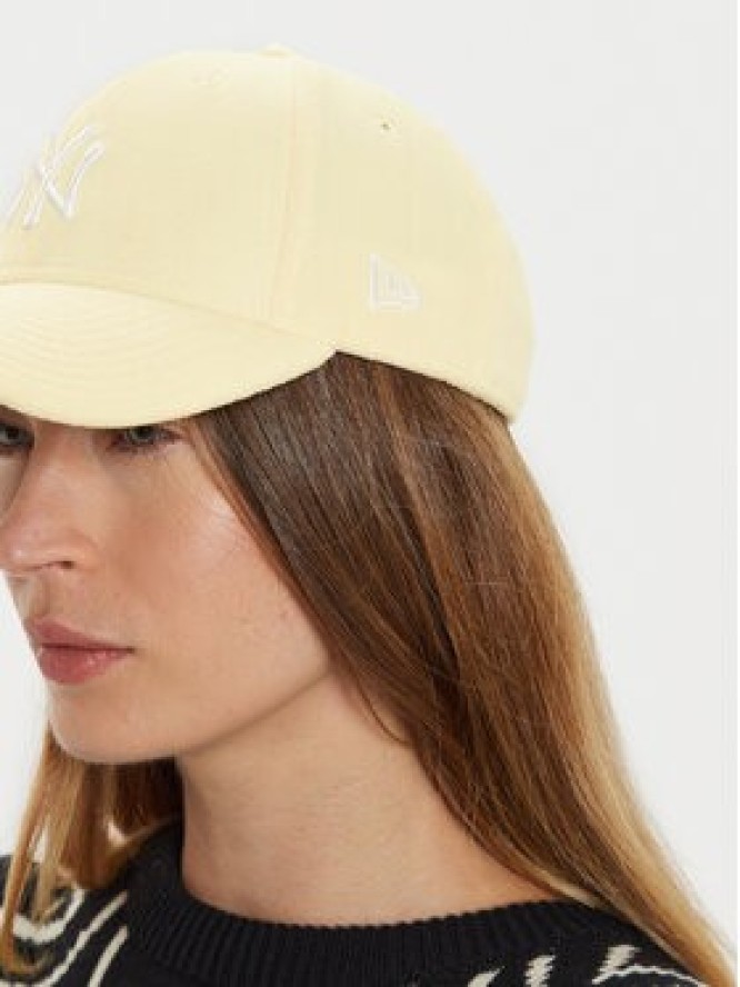 New Era Czapka z daszkiem Cosy New York Yankees 60565256 Écru