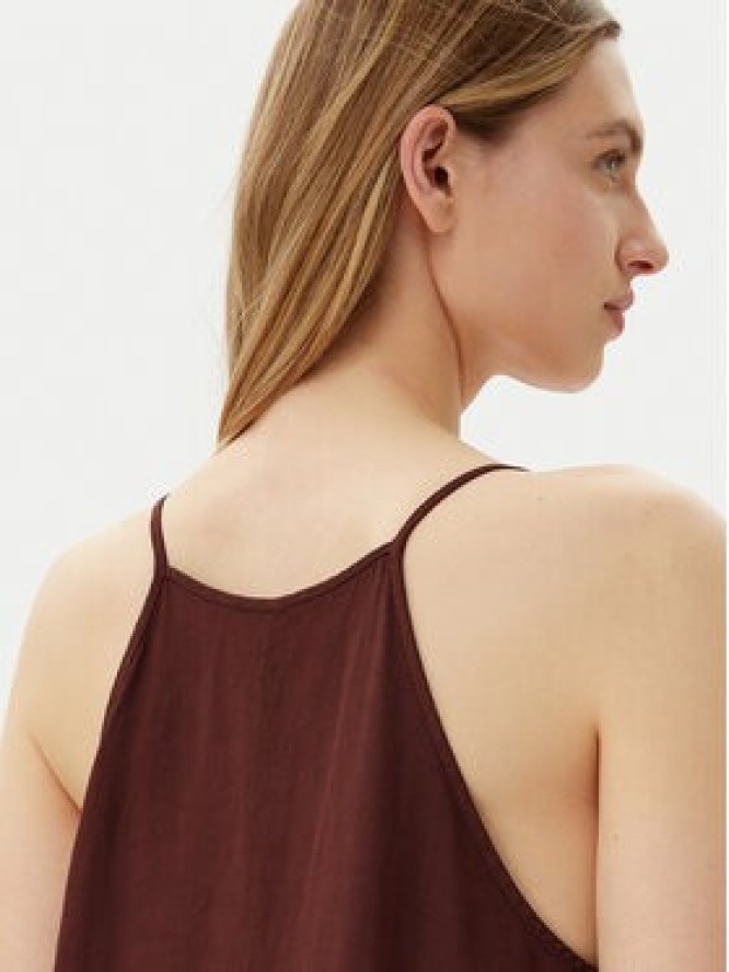 ViCOLO Sukienka letnia Abito TD0757 Brązowy Regular Fit