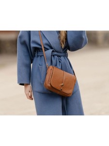 Pia Sassi Skórzana torebka w kolorze jasnobrązowym - 25 x 23 x 7 cm rozmiar: onesize