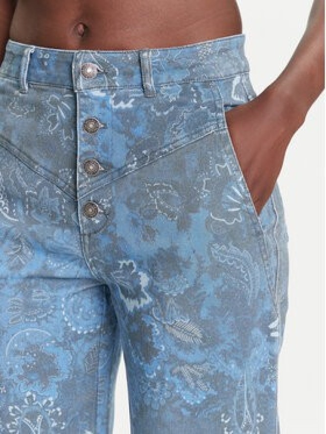 Desigual Jeansy Pasley 25WWPW01 Niebieski Straight Fit
