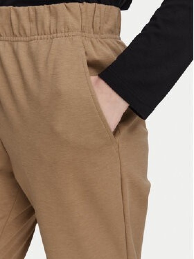 Weekend Max Mara Spodnie materiałowe Elfo 2625786011 Brązowy Regular Fit