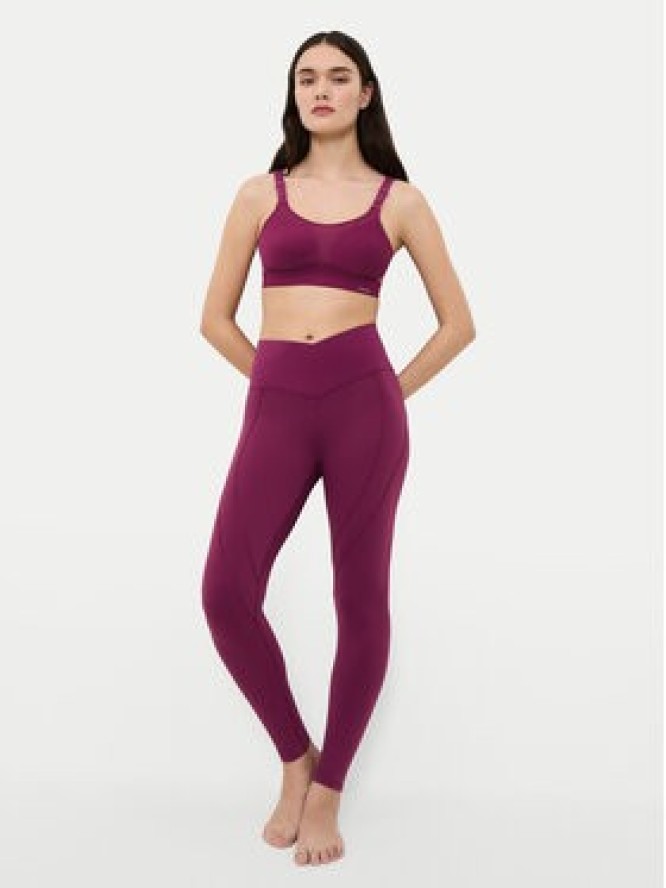 Triumph Legginsy Cardio 10217851 Bordowy Slim Fit