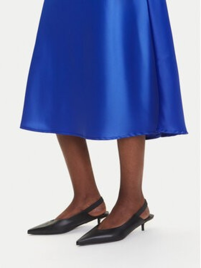 YAS Spódnica trapezowa Pella 26030737 Niebieski Regular Fit