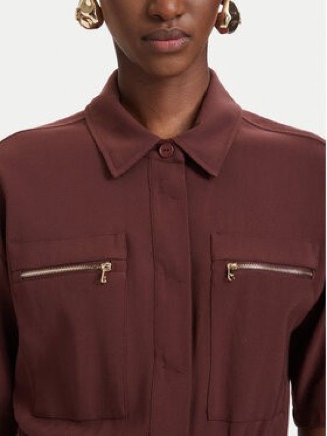 Patrizia Pepe Kombinezon 2T0099/A573-B887 Brązowy ciemny Regular Fit