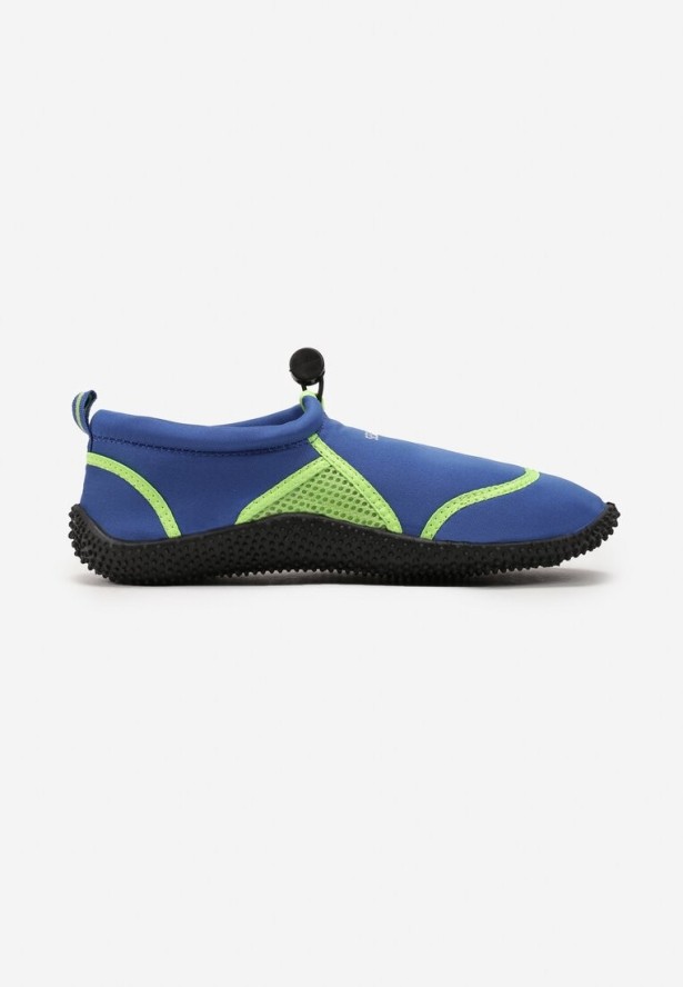 Niebiesko-Zielone Elastyczne Buty Sportowe do Wody Ralvie
