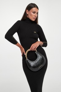 Sukienka z jedwabiem ELISABETTA FRANCHI