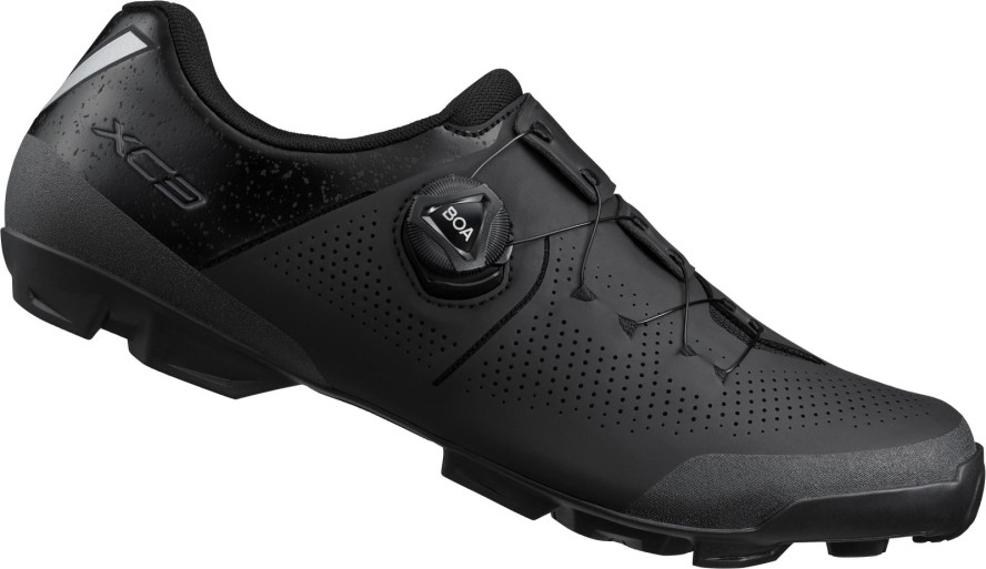 Buty rowerowe XC302 do kolarstwa górskiego, czarne