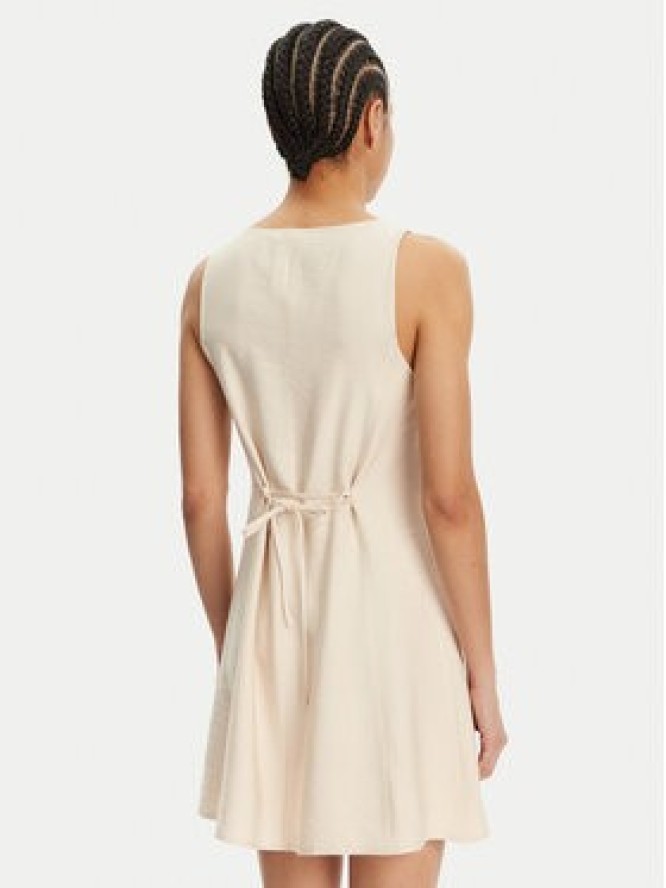 Calvin Klein Jeans Sukienka codzienna J20J225268 Beżowy Regular Fit