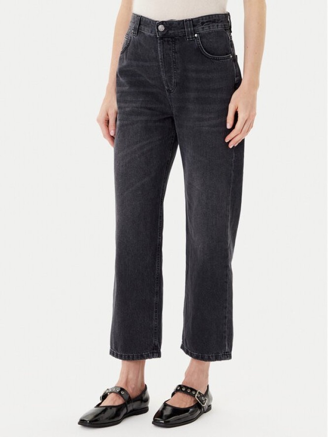 Marella Jeansy 2523186084 Czarny Mom Fit