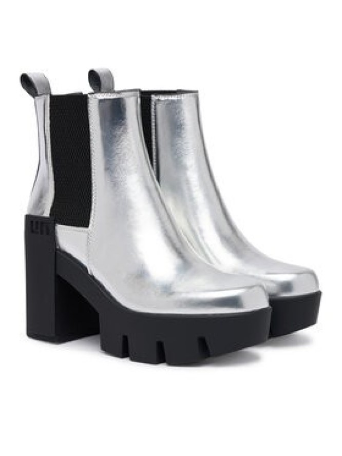 United Nude Botki Grip Chelsea Mid V 1103314116 Srebrny