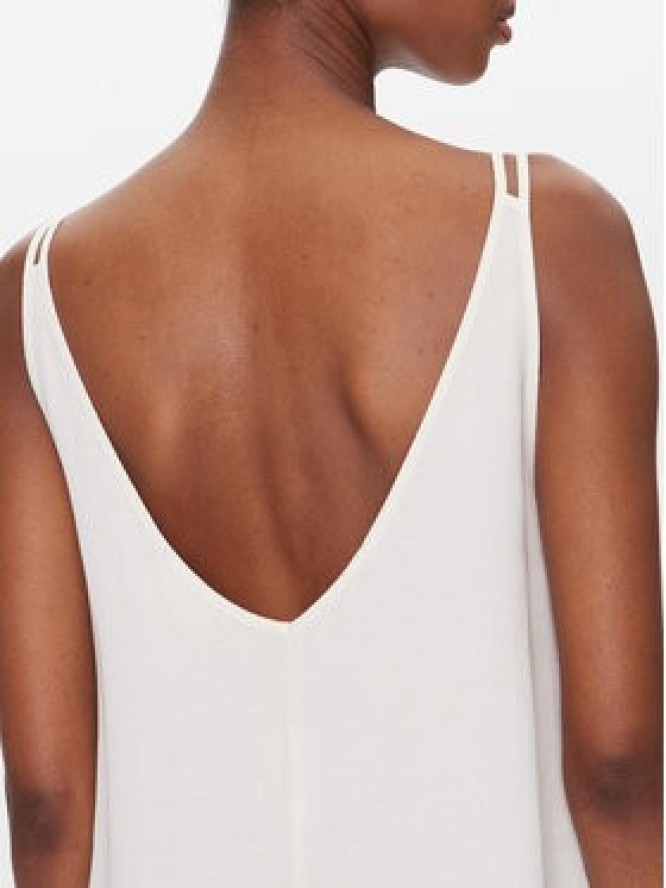 ViCOLO Sukienka letnia TD0758 Écru Regular Fit