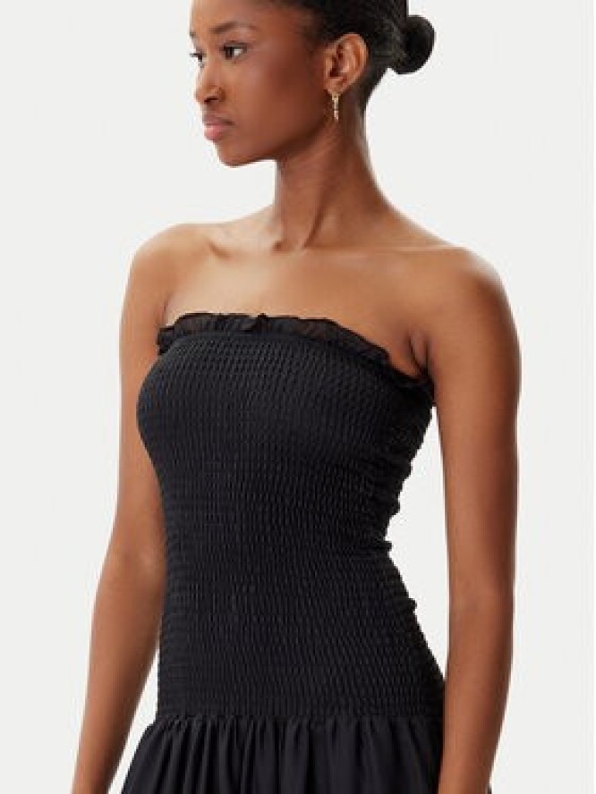 Eleh Sukienka wieczorowa ESS250137 Czarny Regular Fit