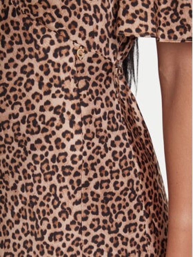 Guess Sukienka wieczorowa W5YK01 WHEZ2 Beżowy Regular Fit
