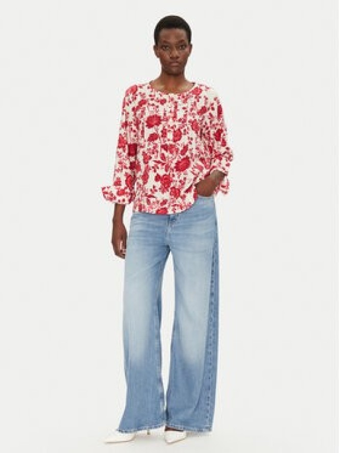 Fransa Bluzka 20615432 Różowy Regular Fit