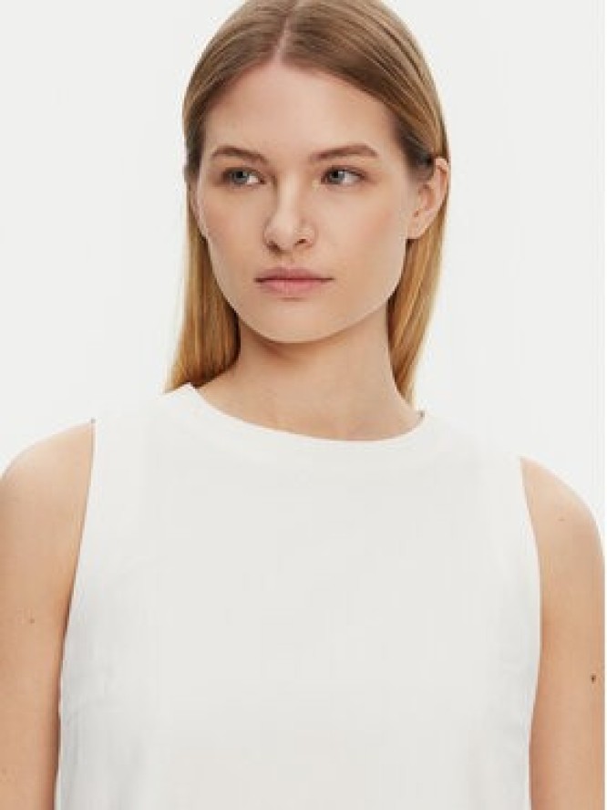 Weekend Max Mara Sukienka codzienna Racer 2515221102 Biały Regular Fit