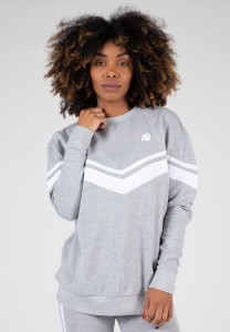 Hailey Duża bluza - Szary Melange