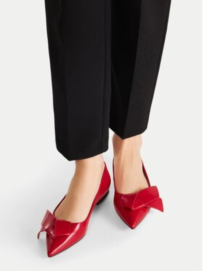 GINO ROSSI Baleriny VAL-V1166-211-2 Czerwony