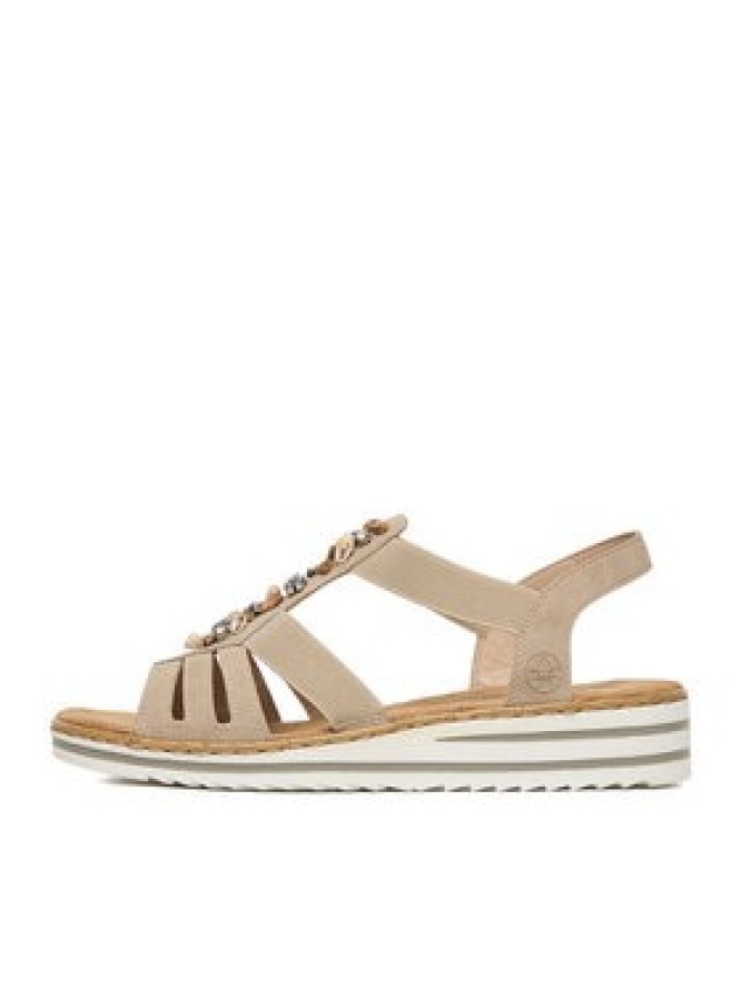 Rieker Sandały CEO-V0649-62 Beżowy