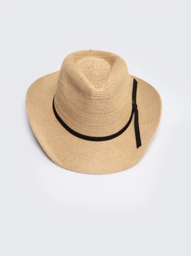 Kapelusz damski jasnobrązowy Texas 802