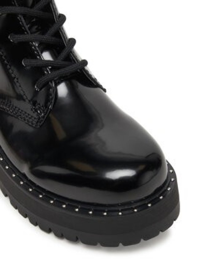 DKNY Trzewiki Batu Studs-Lace Up K4566972 Czarny