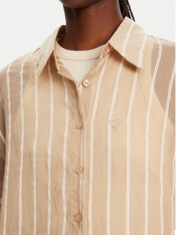 LOLA CASADEMUNT Koszula LS2515045 Beżowy Relaxed Fit