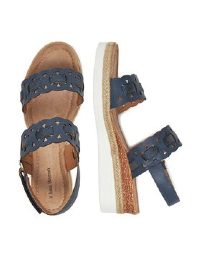 Clara Barson Espadryle WS2189-52 Granatowy