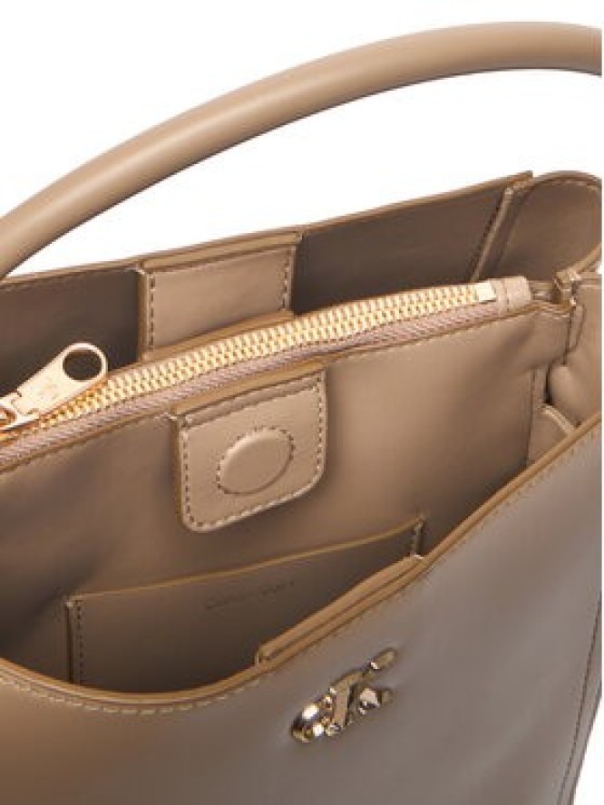 Calvin Klein Torebka Ck Bucket With Strap LV04F3174G Beżowy