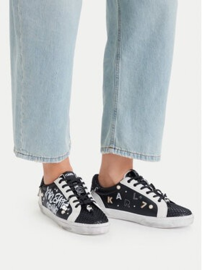 KARL LAGERFELD Sneakersy KL60116S Czarny