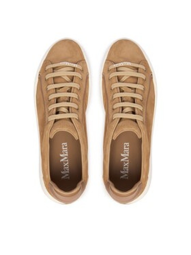 Max Mara Sneakersy 2614761031650 Beżowy