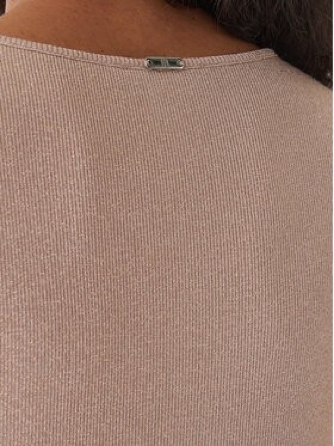 Fracomina T-Shirt FS26ST7008K420Q7 Beżowy Slim Fit