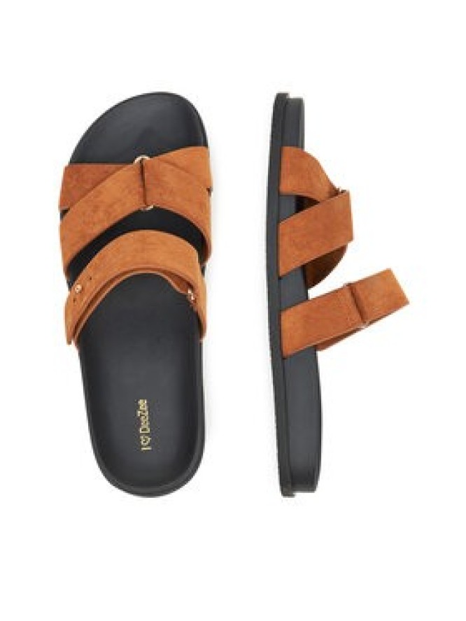 DeeZee Klapki HY59053-3 Brązowy