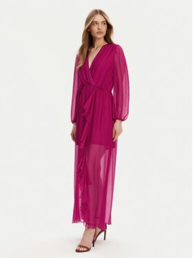 Haveone Sukienka letnia AFF-N013 Różowy Loose Fit