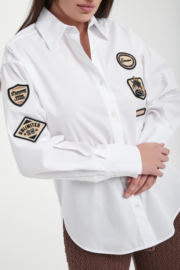 Koszula damska z naszywkami ERMANNO FIRENZE