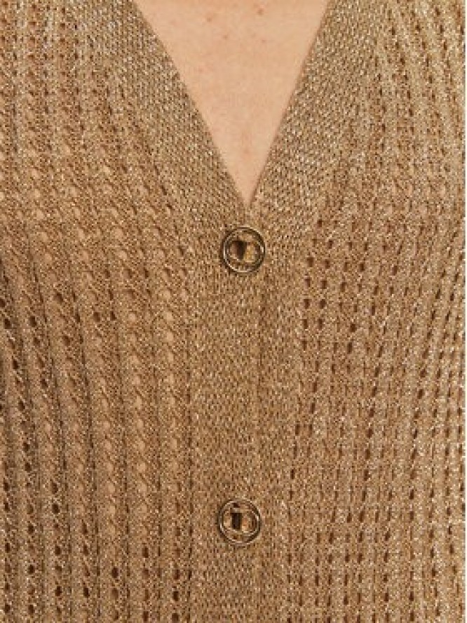 TWINSET Sukienka dzianinowa 251TT3190 Beżowy Slim Fit