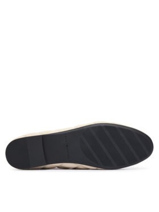 Tommy Hilfiger Baleriny Charm Quilted Ballerina FW0FW09503 Beżowy jasny