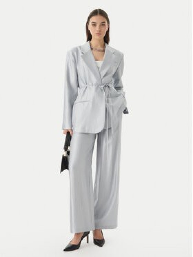 Eleh Marynarka SS260402 Błękitny Relaxed Fit