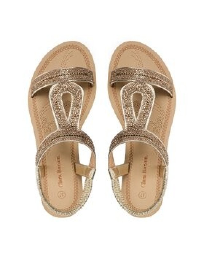 Clara Barson Sandały WSS20835-01A Złoty