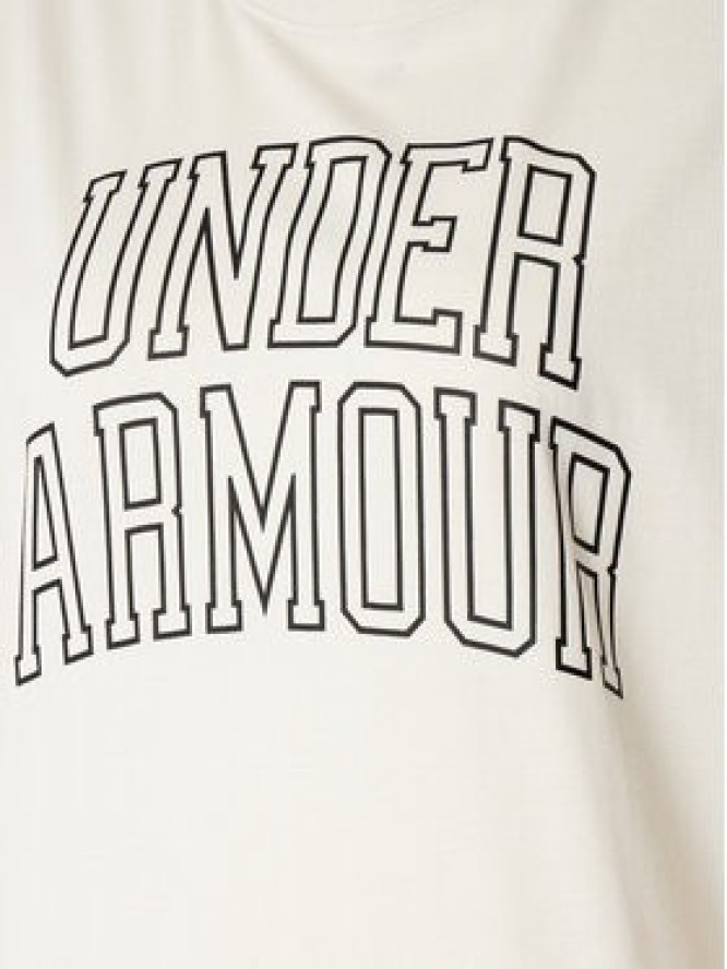 Under Armour T-Shirt Ua Rival Campus 6007883 Écru Oversize