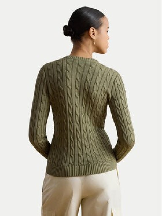 LAUREN RALPH LAUREN Kardigan Cable 200P14040500 Zielony Regular Fit