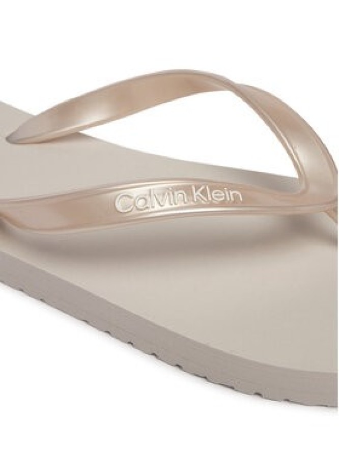 Calvin Klein Japonki Arwa HW0HW02956 Srebrny