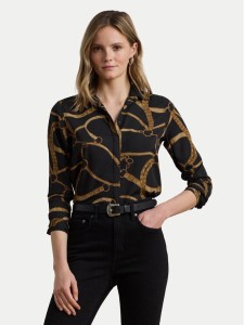 LAUREN RALPH LAUREN Koszula 200970823001 Czarny Classic Fit