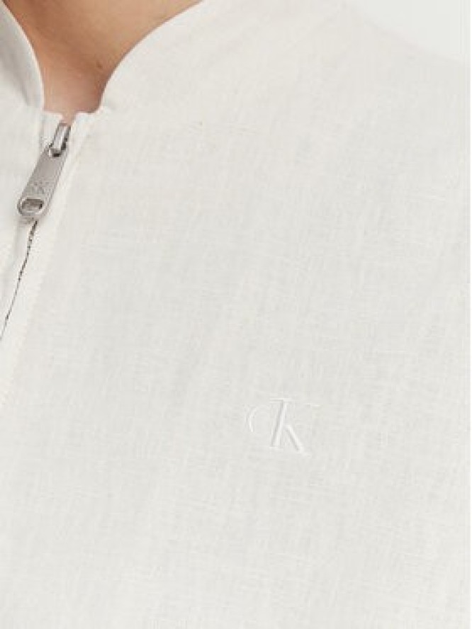 Calvin Klein Jeans Kurtka bomber LV047F510G Beżowy jasny Regular Fit
