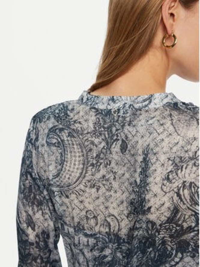 Guess Sukienka koszulowa W5RK35 WDW82 Niebieski Classic Fit