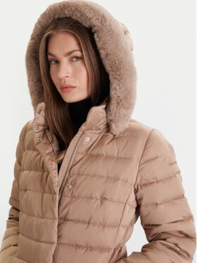 Geox Kurtka puchowa Bettanie W5626H T3122 F5228 Beżowy Regular Fit